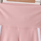 Pink Flare Double Side Stripe Active Pants