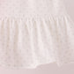 Pink pumpkin embroidery skorts set