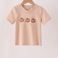 Leopard pumpkin embroidery top