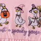 Pink goose embroidery bubble