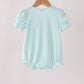 Blue goose embroidery bubble