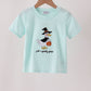 Blue goose embroidery top
