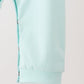 Blue goose embroidery romper