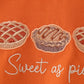 Sweet as pie embroidery top