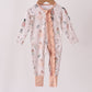 Nutcracker Zip Ruffle Bamboo Romper