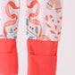Coral gingerbread bamboo zipper romper