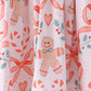Coral gingerbread bamboo pants set