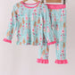 Green christmas tree bamboo pajama set