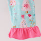 Green christmas tree bamboo pajama set