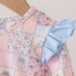 Pink pumpkin ruffle bubble