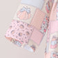Pink pumpkin ruffle bubble