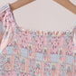 Pink pumpkin smocked mom&me dress