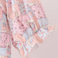 Pink pumpkin smocked mom&me dress