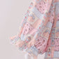Pink pumpkin smocked mom&me dress