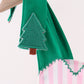 Pink Christmas Tree Embroidery Dress