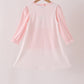Pink santa claus dot applique 2pc set