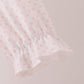 Pink santa claus dot applique ruffle dress