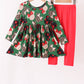 Red character bamboo pants set