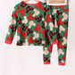 Red character bamboo pajama set