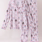Pink nutcracker bamboo mom&me pajama set