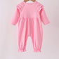 Pink Milk Cookies Ruffle Romper