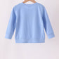 Blue Milk Cookies Embroidery Top