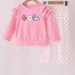 Pink Milk Cookies Ruffle Set