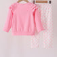 Pink Milk Cookies Ruffle Set