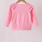 Pink Milk Cookies Ruffle Top