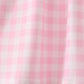 Pink Turkey Embroidery Gingham Pants Set