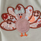 Sage Turkey Applique Bow Bloomer Set