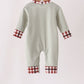Sage Turkey Applique Romper