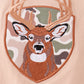 Camo Deer Applique Hoodie