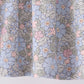 Blue Floral Bow Smocked Ruffle Pants Set