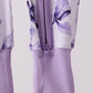 Purple Bow Zip Bamboo Romper