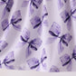 Purple Bow Zip Bamboo Dress