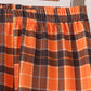 Orange skeleton plaid pants set