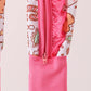 Pink milk cookie bamboo ruffle romper