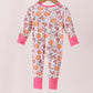 Pink milk cookie bamboo ruffle romper