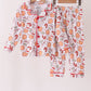 Red milk cookie bamboo pajama set