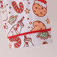 Red milk cookie bamboo pajama set