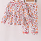 Red milk cookie bamboo pajama set