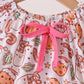 Red milk cookie bamboo dress
