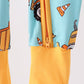 Construction Trucks Zip Bamboo Romper
