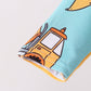 Construction Trucks Zip Bamboo Romper