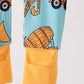 Construction Trucks Zip Bamboo Romper