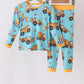 Construction Trucks Bamboo Pajama Set
