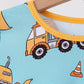 Construction Trucks Bamboo Pajama Set