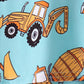 Construction Trucks Bamboo Pajama Set