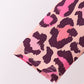 Pink leopard bamboo pants set